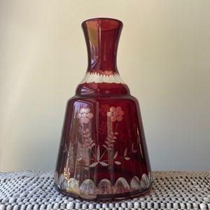 Vintage Imperial Grape Smoke Carnival Glass Tumbler